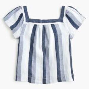 NWT Point Sur by J.Crew 100% Linen Square Neck Top. Sz 3X